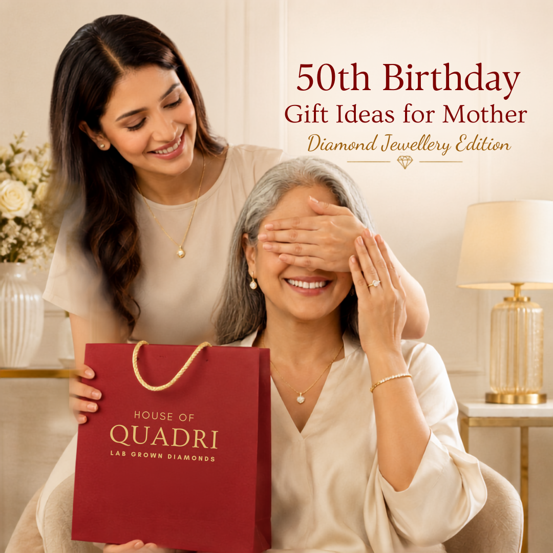 50th Birthday Gift Ideas for Mother: Diamond Jewellery Edition