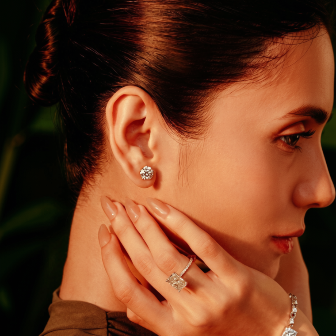 How to Style Diamond Studs for Work, Dates, and Weddings