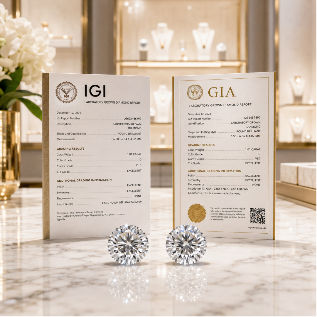 IGI vs GIA: Which Certification Matters More for Lab Grown Diamonds