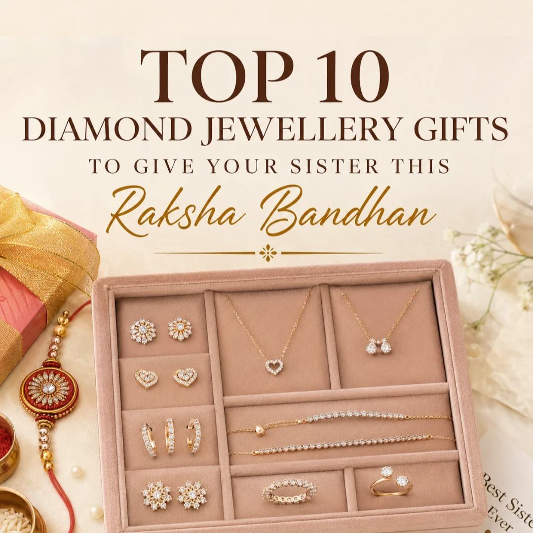 Top 10 Diamond Jewellery Gifts to Give Your Sister This Raksha Bandhan