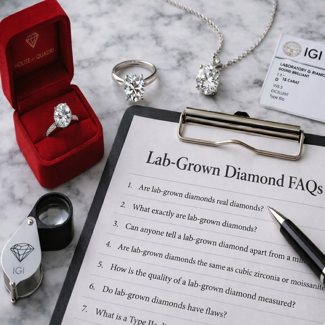 HOQ Expert Answers: 25 Most Asked Lab-Grown Diamond Questions