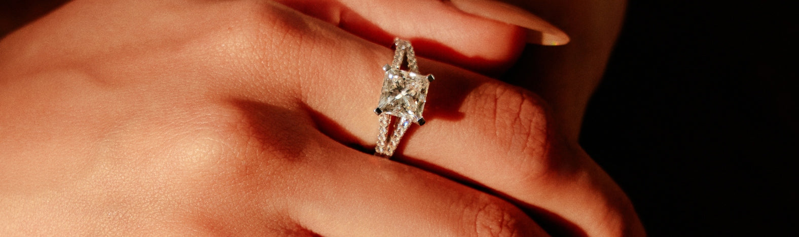 Princess Solitaire Rings