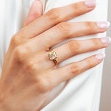 2 Ct Asscher Vestige Ring