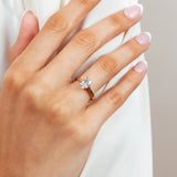 1.5 Ct Halo Oval Diamond Ring