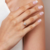 1.5 ct Braid Solitaire Diamond Ring