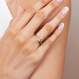 2 ct Elena Oval Solitaire Diamond Ring