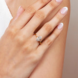 2 ct Elena Oval Solitaire Diamond Ring