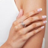 1.5 ct Ripple Solitaire Diamond Ring