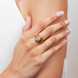2.5 Ct Tidal Diamond Ring