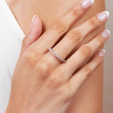 Round Half-Eternity Band