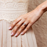 3 Ct Oval Epoque Ring