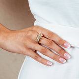 3 Ct Oval Trilogy Ring