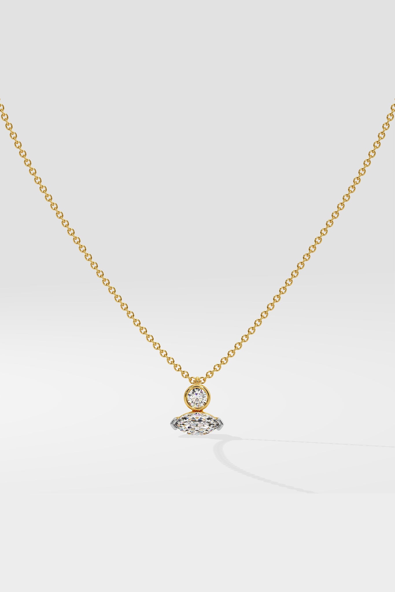 T-Shirt Drip Duo Necklace - House Of Quadri