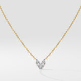 Marquise Heart Duo Necklace