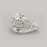 3.06 Ct Pear Step Cut Diamond D VS1