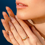 T-Shirt East-West Wave Ring - House Of Quadri