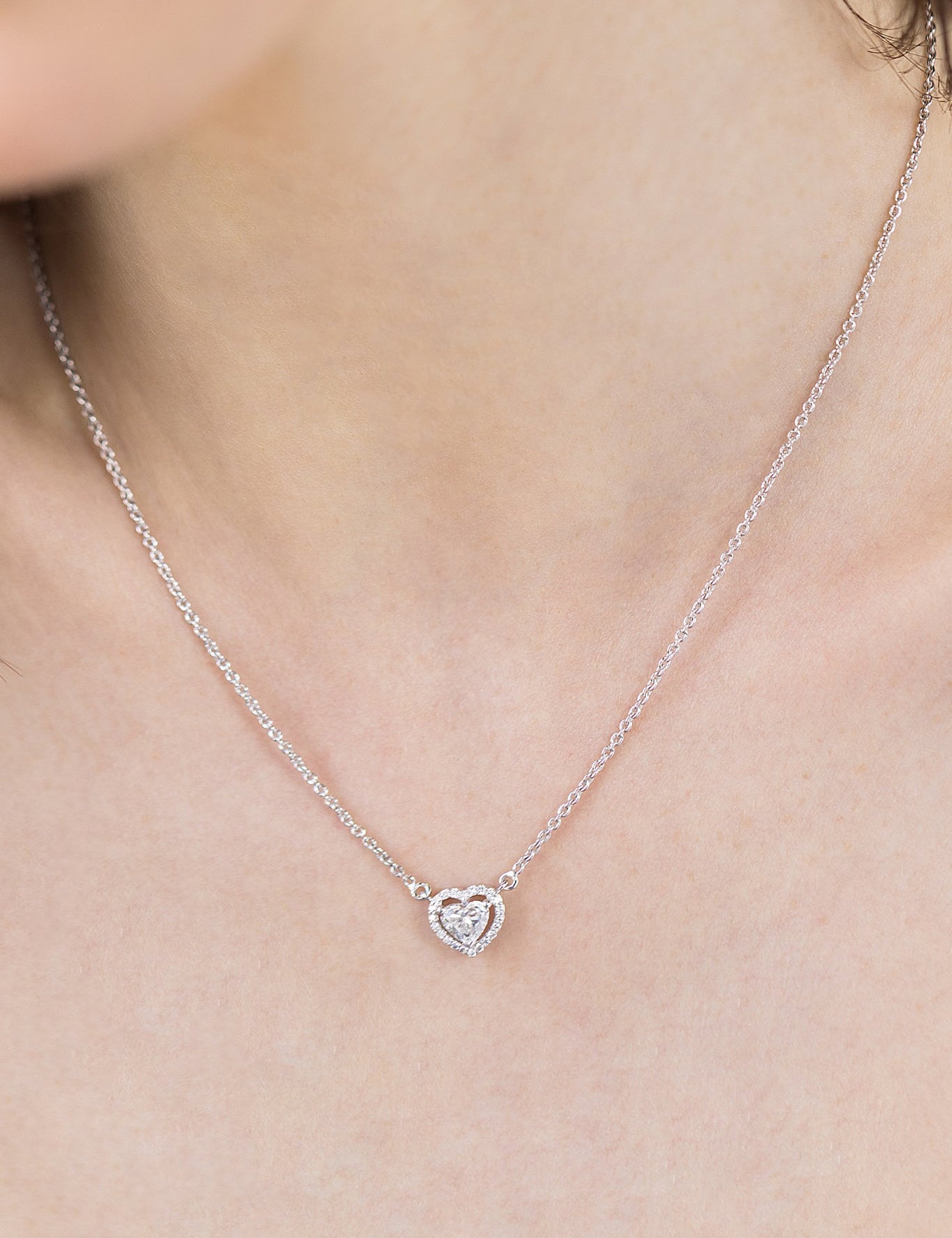 Boundless Solitaire Heart Necklace - House Of Quadri