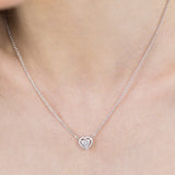 Solitaire Heart Necklace