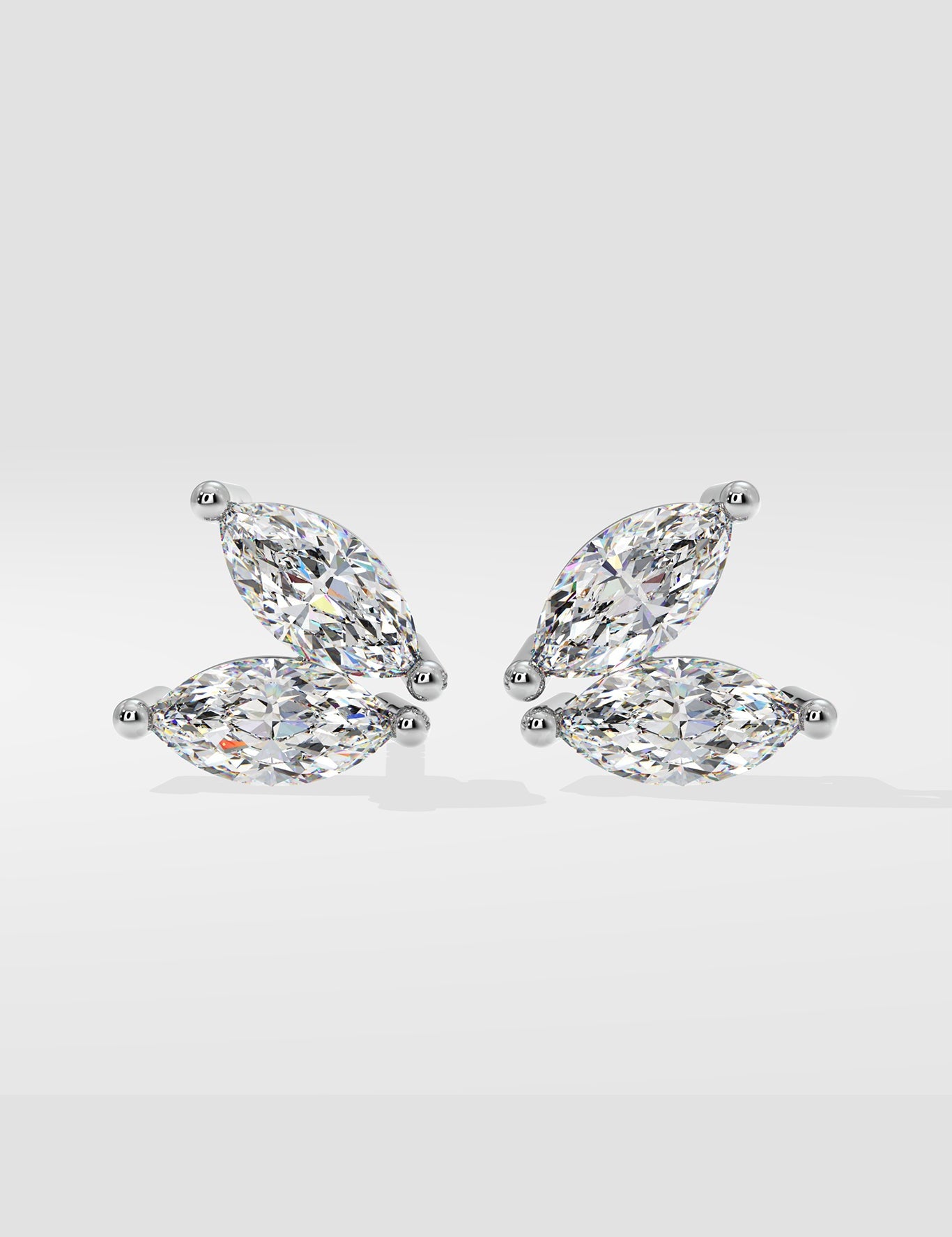 T-Shirt Marquise Duo Studs - House Of Quadri