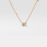 Accented Solitaire Necklace