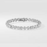 Blended Solitaire Tennis Bracelet