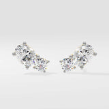 Oval Duo Studs