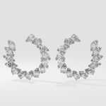 Illuminate Shimmer Front Hoops - House Of Quadri