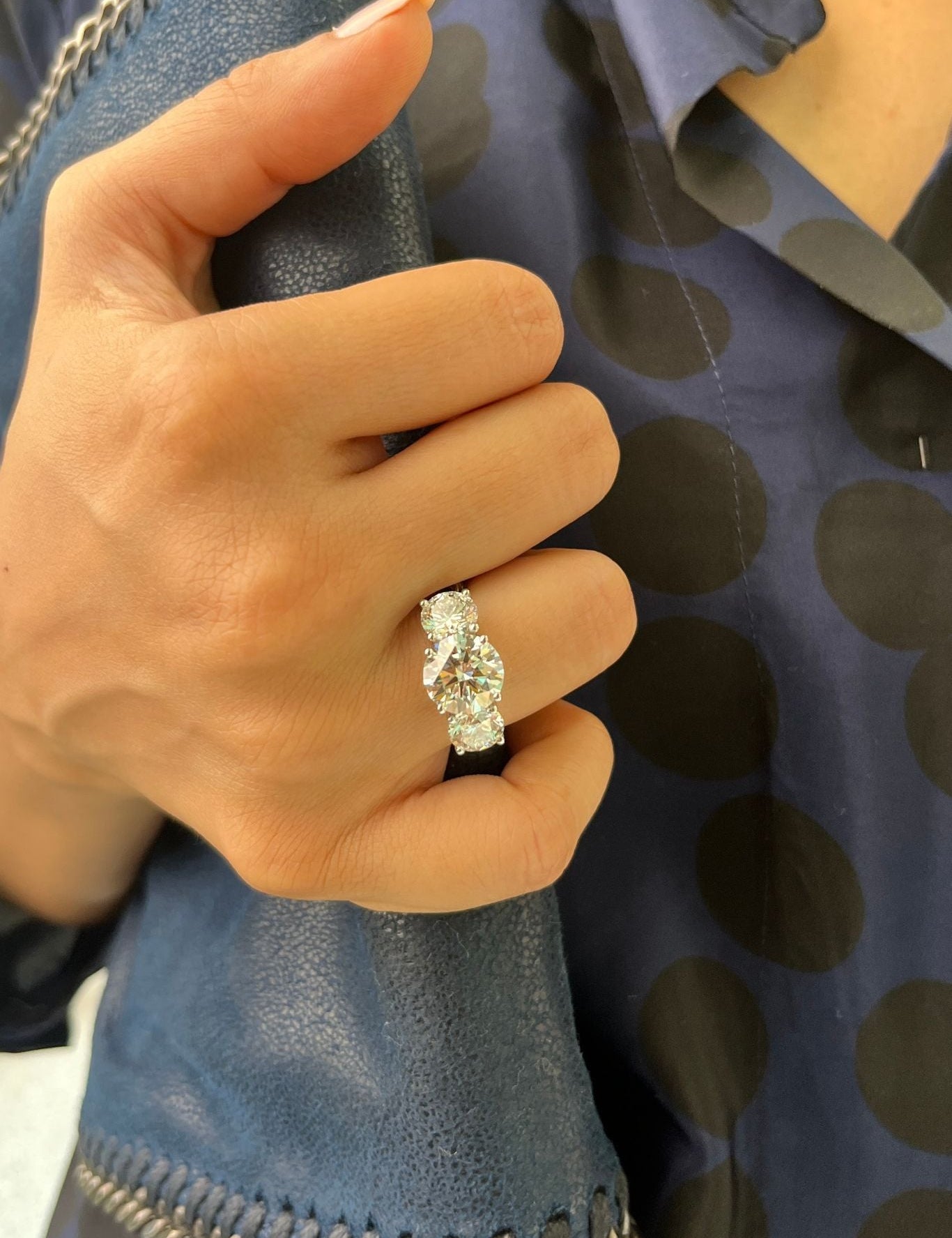 3 ct Trilogy Solitaire Ring - House Of Quadri