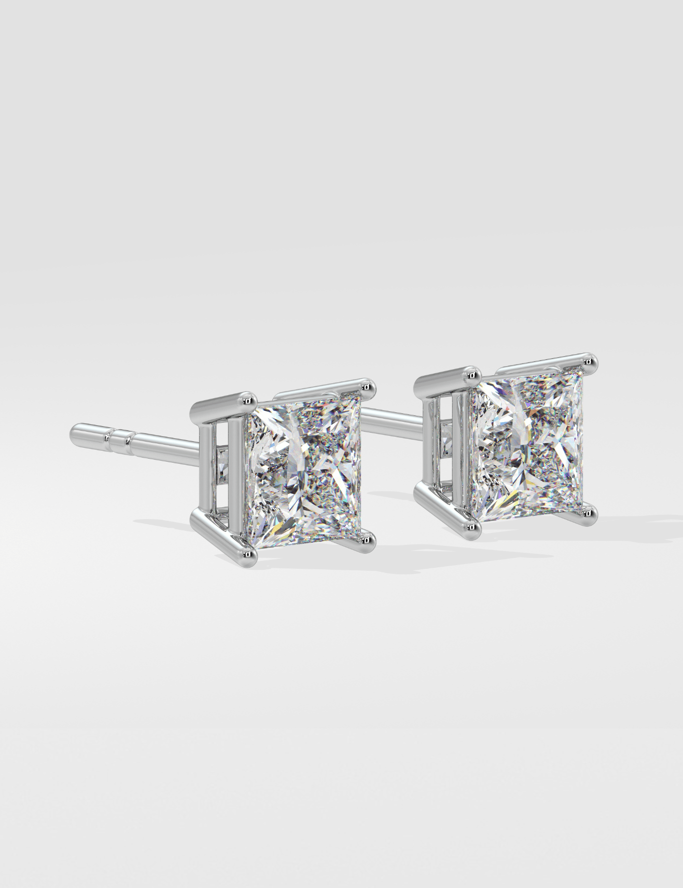 Classic Princess 8 ct Studs - House Of Quadri