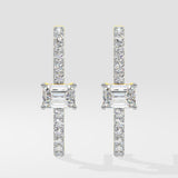 Emra Vertical Mini Hoops - House Of Quadri