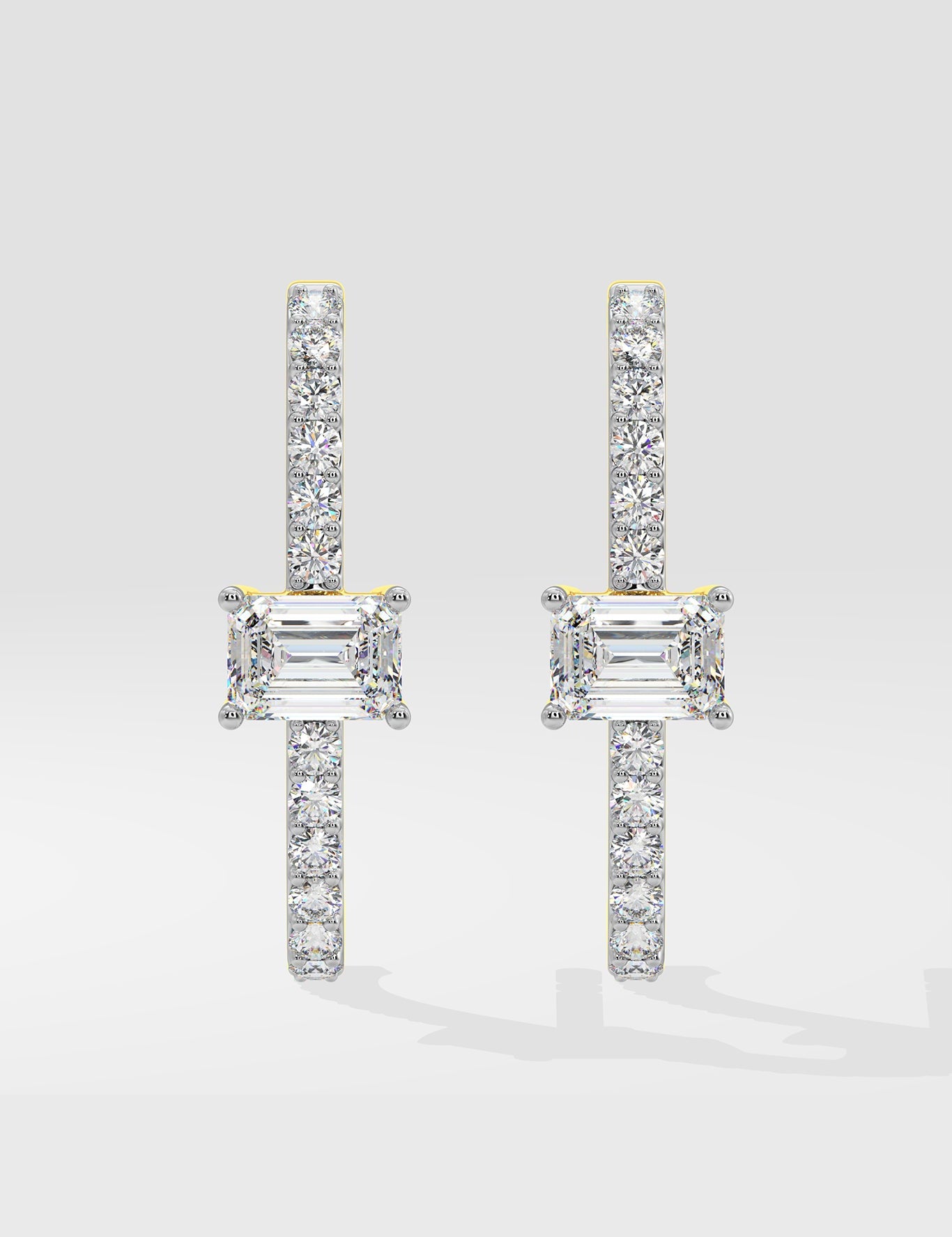 Emra Vertical Mini Hoops - House Of Quadri