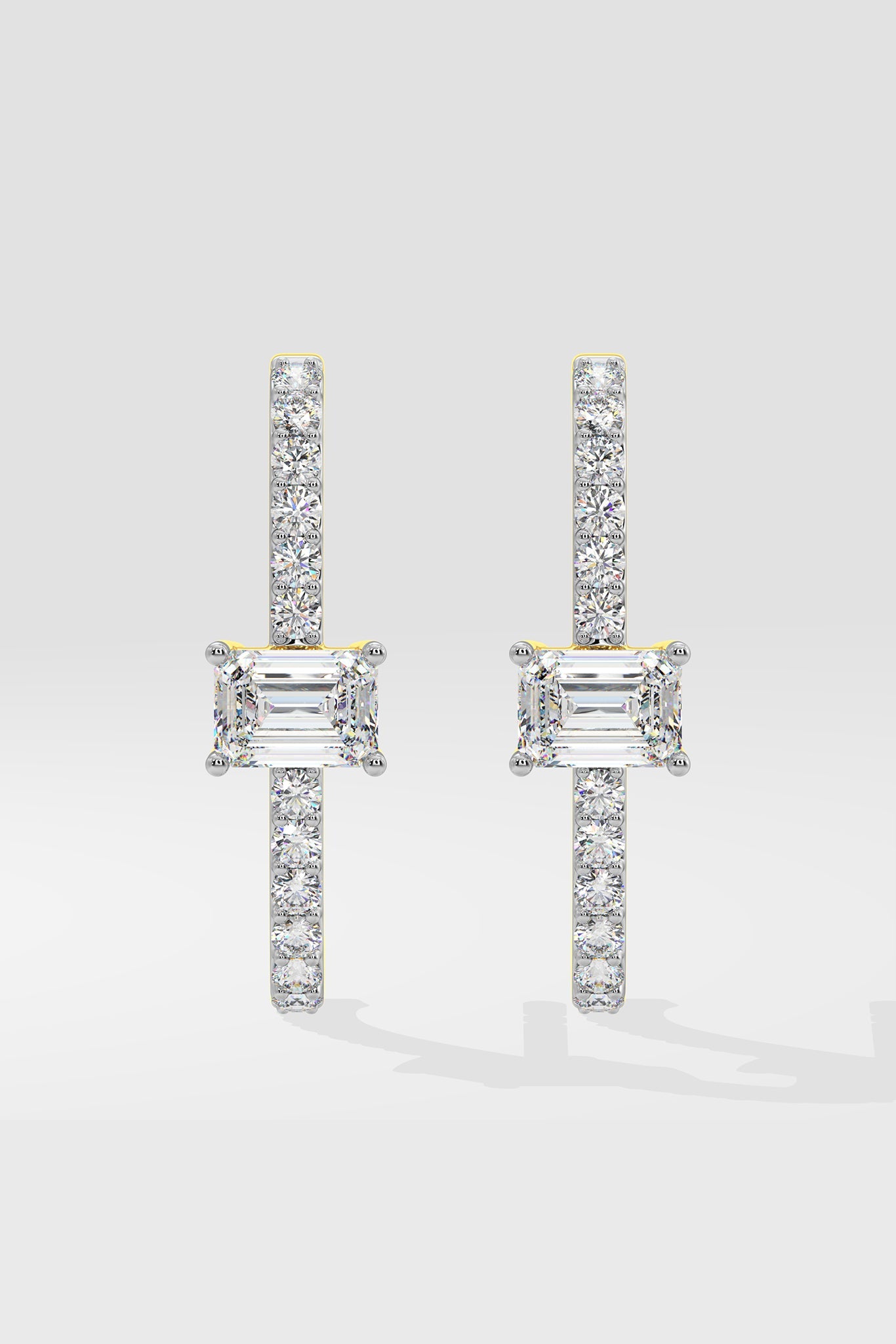 Emra Vertical Mini Hoops - House Of Quadri