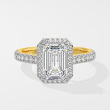 Emra Solitaire Halo Ring - House Of Quadri