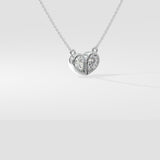 The Duo Heart Necklace - House Of Quadri