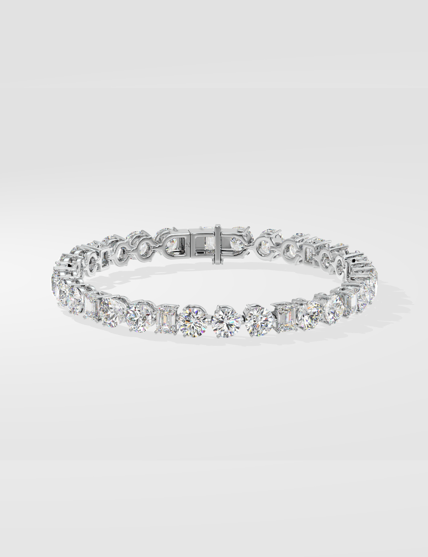 Emra Blended Solitaire Tennis Bracelet - House Of Quadri