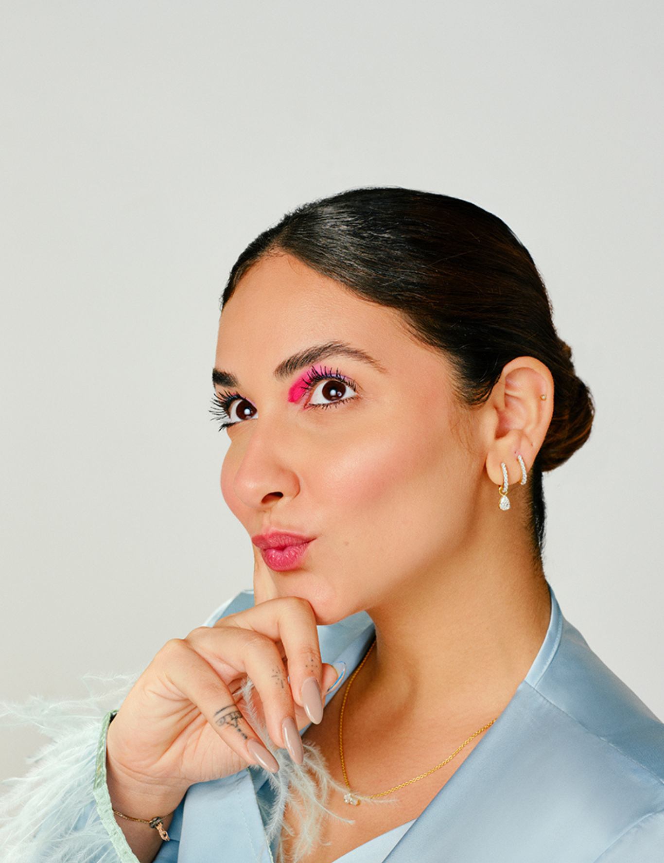 Beyond Mini-Hoop Danglers - House Of Quadri