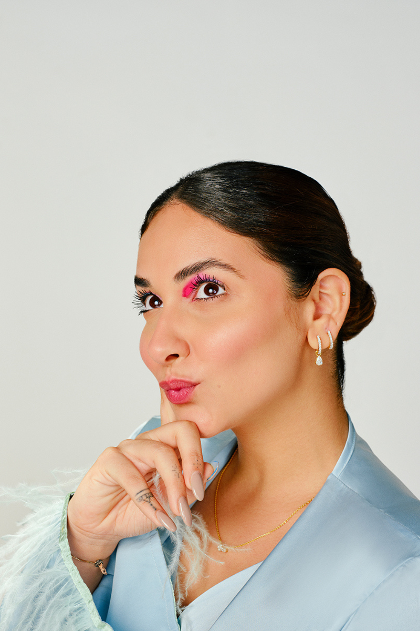 Beyond Mini-Hoop Danglers - House Of Quadri