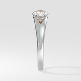 Askew Two- Tone Oval Solitaire Ring - House Of Quadri