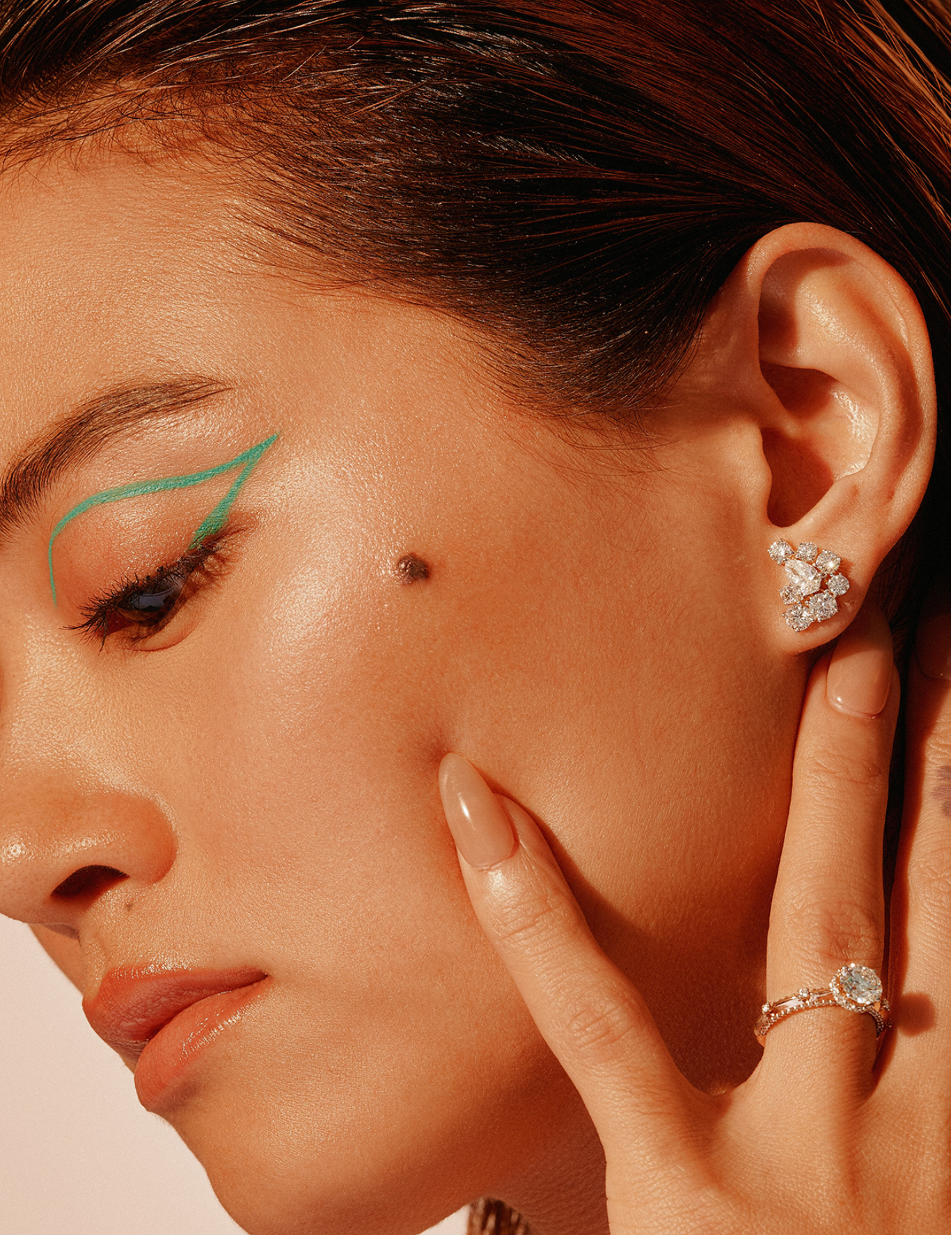 Empowered Vivid Cluster Studs - House Of Quadri