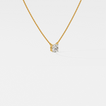 Stellar 0.75 CT Solitaire necklace - House Of Quadri