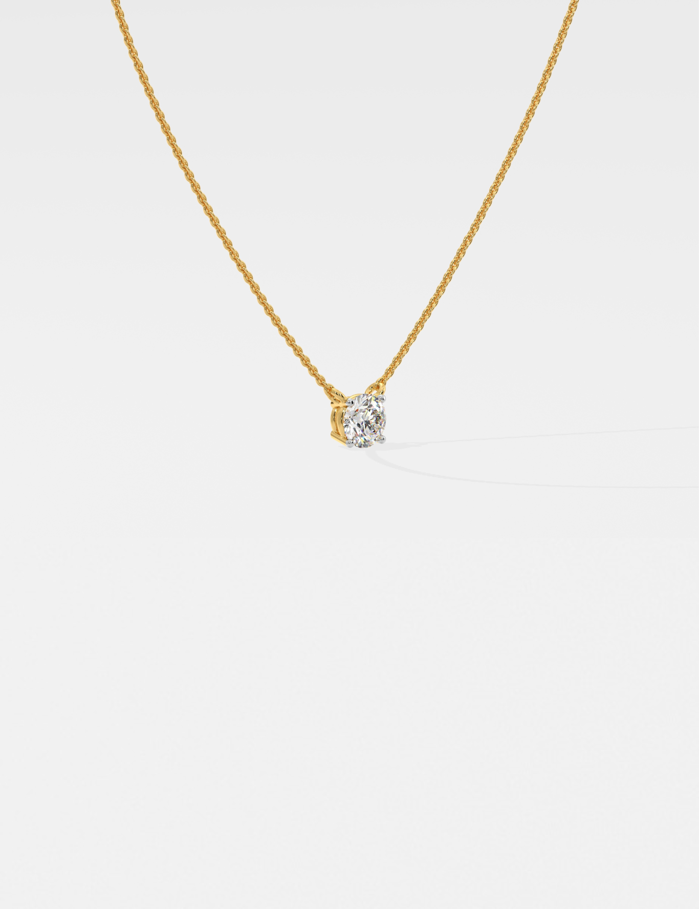 Stellar 0.75 CT Solitaire necklace - House Of Quadri