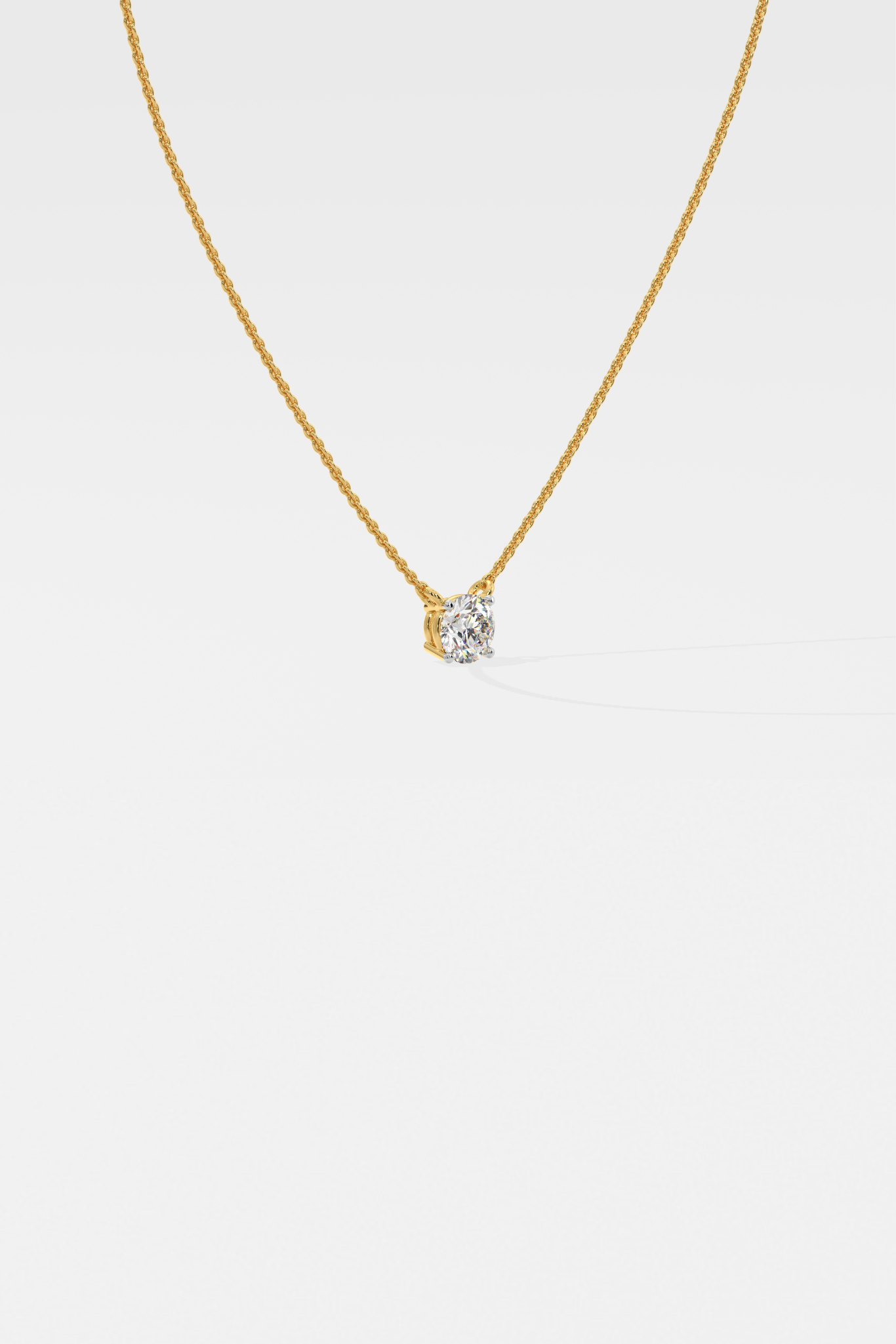 Stellar 0.75 CT Solitaire necklace - House Of Quadri