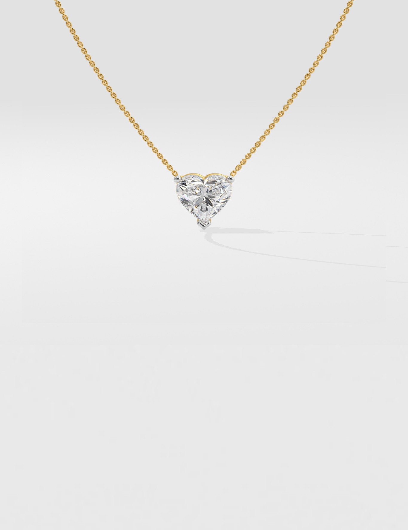 1 ct Heart Necklace - House Of Quadri