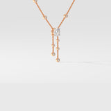 Solitaire Drop Necklace