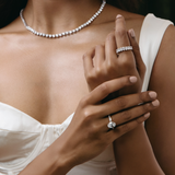 2.5 ct Oval Double Band Ring