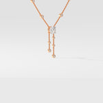Stellar Solitaire Drop Necklace - House Of Quadri