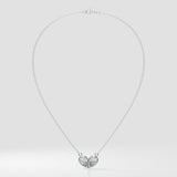 The Duo Heart Necklace - House Of Quadri