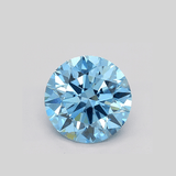 3.01 Ct Round (Fancy Vivid Blue) VS2