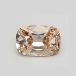 3.06 Ct Old Mine Cushion Cut (Light Brown) VVS2 - House of Quadri