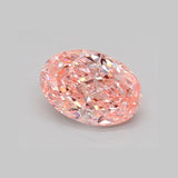 2 Ct Oval Modified Brilliant Cut (Vivid Pink) VS1